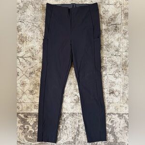 Athleta Wander Slim Ankle Pant Black Size 6 Stretch Travel Office Casual